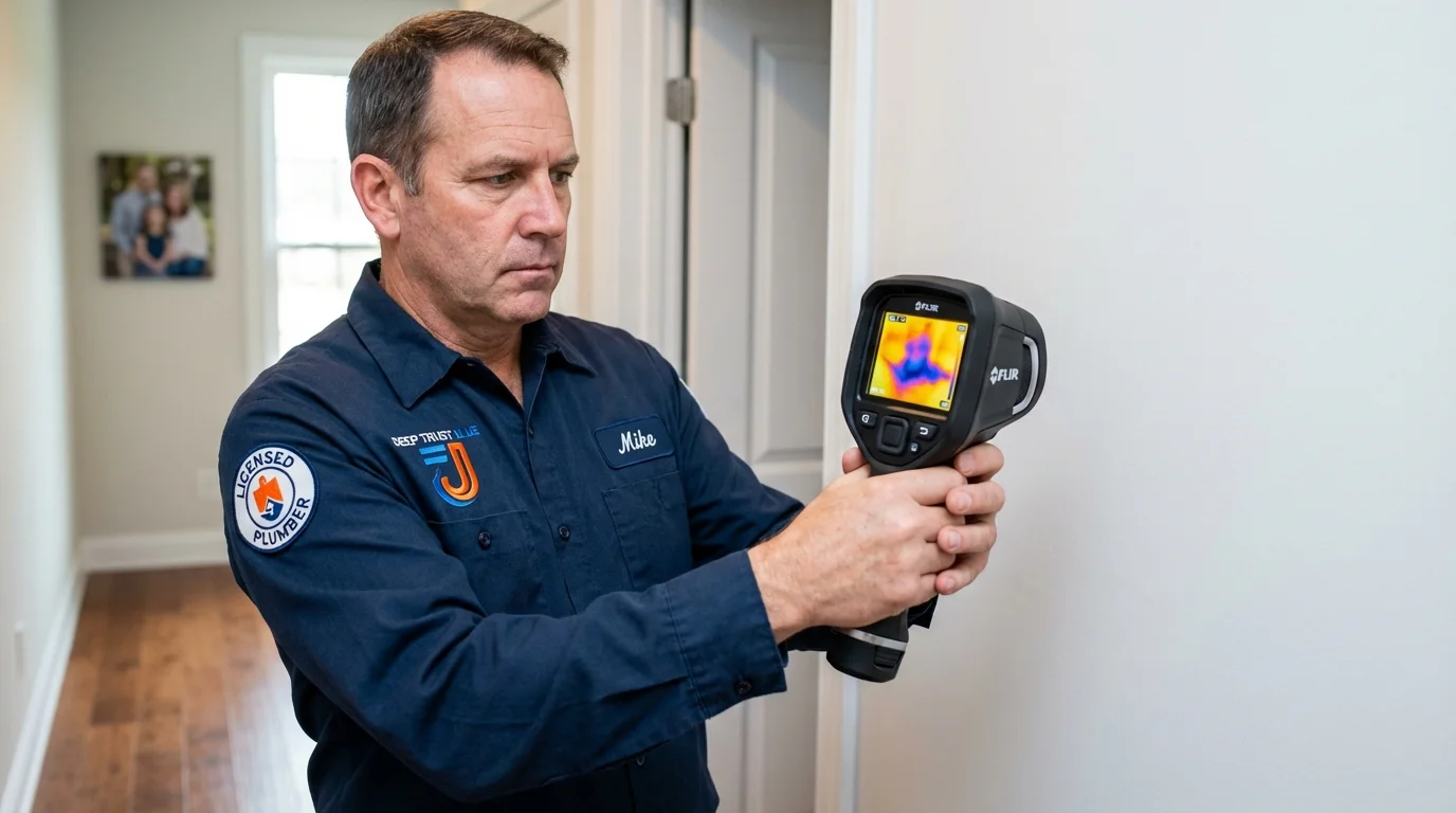 Thermal imaging leak detection by Johns Plumbing LLC in Glidden